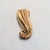 Napier Vintage 1968 Signed Napier Goldtone Slatted Curled Leaf Brooch For Sale - Image 4 of 9