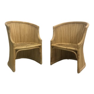 1970s Boho Gabriela Crespi Style Chairs - a Pair For Sale
