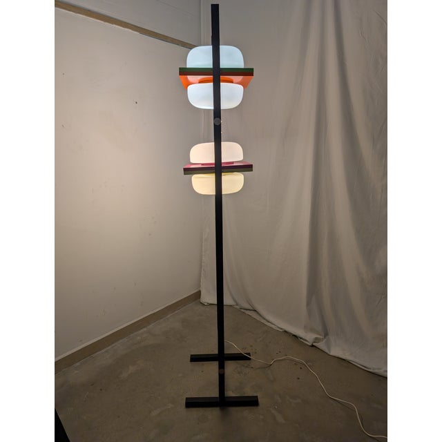 Vintage Floor Lamp with Tilting Lights, 1970s For Sale - Image 11 of 12