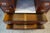 Brown Antique Edwardian Mahogany Marble Top Drop Center Dressing Table Vanity 46" For Sale - Image 8 of 17