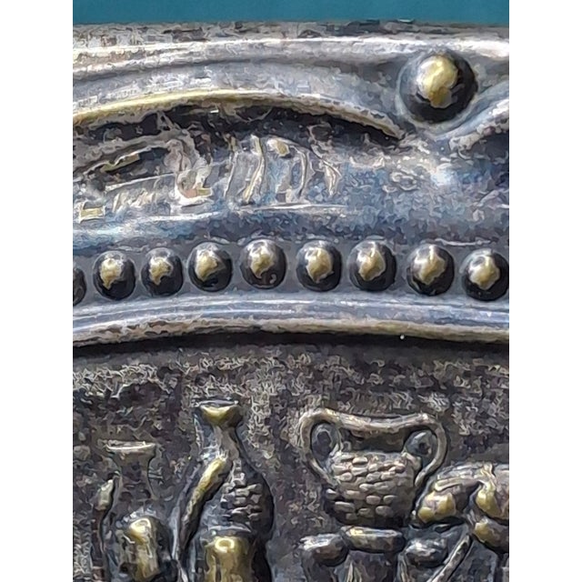 Rare Antique Bezalel Jerusalem 1920s Seder Plate - Raban Exodus Design Judaica For Sale - Image 16 of 18