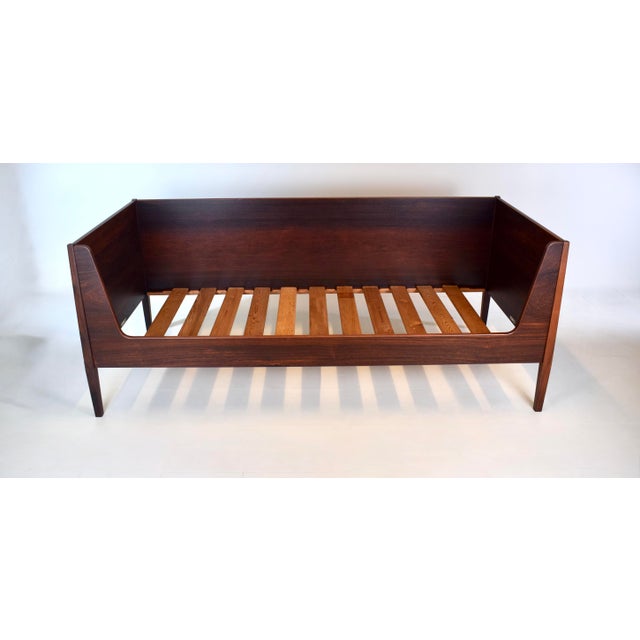 Mid-Century Modern Rosewood Danish Mid-Century Daybed Sofa by Kai Winding for Poul Hundevad For Sale - Image 3 of 12