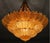 Gold Venetian Murano Ceiling Light, 1990 For Sale - Image 8 of 12