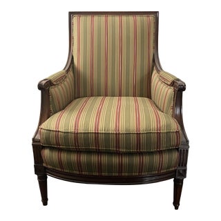 Late 20th Century Drexel Heritage Club Chair For Sale
