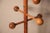 Floor Ceiling Hangers with Spherical Elements in Walnut, 1970s, Set of 2 For Sale - Image 4 of 13