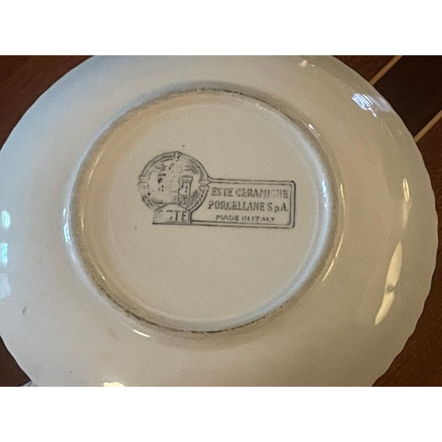 Vintage Italian Este Ceramiche Basketweave Lidded Pot With Serpent Handles For Sale In Atlanta - Image 6 of 7