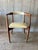 A clean and well-proportioned armchair designed by Laurence Peabody for Richardson Nemschoff. Features a solid walnut...