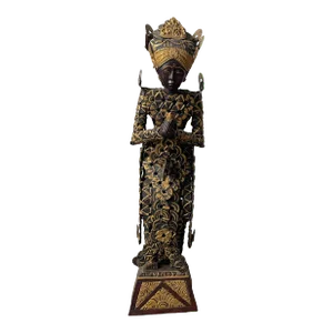 Vintage Balinese Kepeng Coin Statue