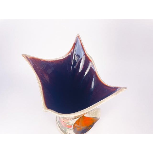 Tess Villenauxe Sculptural Ceramic Vase, France, c.1960s For Sale - Image 11 of 13