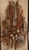 Mid-Century Modern wall art, 1960s-1970s mixed-media assemblage/collage art painting, original art signed “Anita”. The...