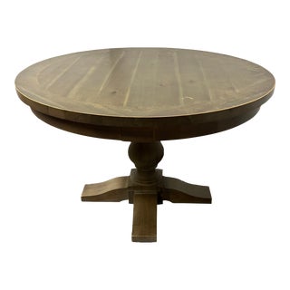 Restoration Hardware 17th C. Monastery Round Dining Table For Sale