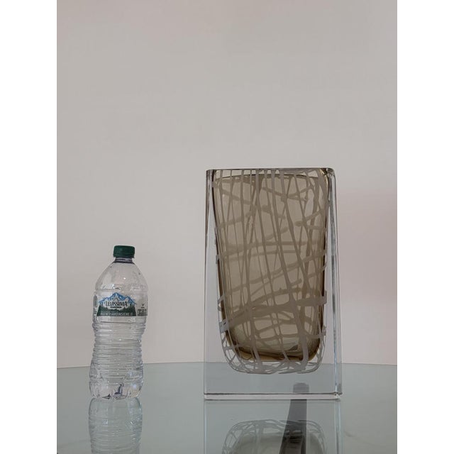 Murano Glass Vase by Roberto Beltrami, 1990s For Sale - Image 6 of 11