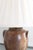 Vintage Stone Jar Table Lamp With New Shade For Sale - Image 4 of 7