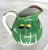 Chinese Antique Chinese Export Porcelain Famille Verte”boc Choy Leaf” Creamer Pitcher For Sale - Image 3 of 12