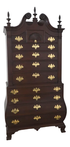 Stickley Colonial Williamsburg Cw 190 Mahogany High Chest