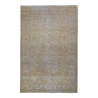 Vintage Inspired Turkish Oushak Oversize Rug - 14'4" x 21'6" For Sale