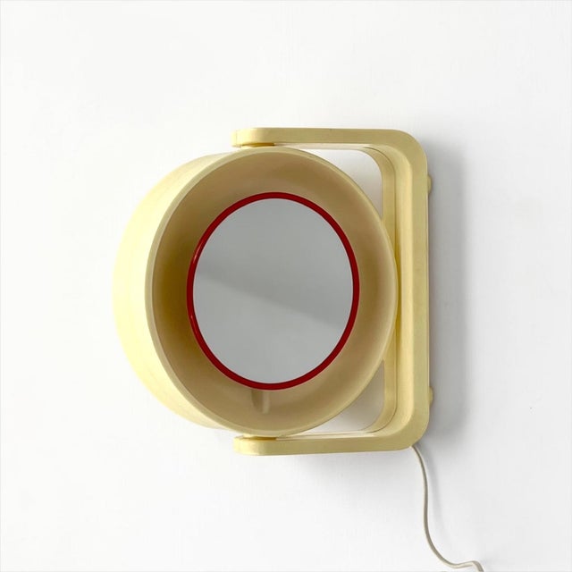 Space Age Lighted Vanity Mirror by Allstar, West Germany, 1960s For Sale - Image 6 of 12