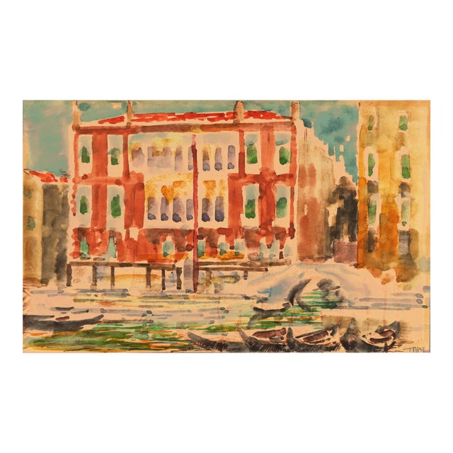 'The Doge's Palace, Venice' by Viva Flower Tapie, Oakland Museum, California Woman Artist For Sale