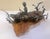 Metal 1970s Boy Fishing Figural Sculpture on Stone Base For Sale - Image 7 of 12