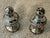 1950s Sterling Silver Salt & Pepper Shakers - A Pair For Sale - Image 4 of 4