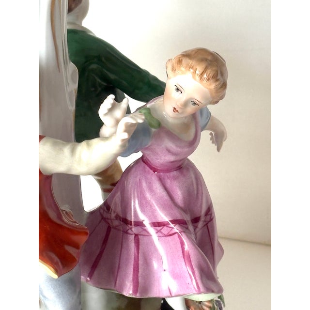 White Porcelain Lithophane Table Lamp, 1950s For Sale - Image 8 of 18