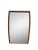 1950s 1950s John Stuart Mid-Century Modern Hanging Wall Mirror For Sale - Image 5 of 7