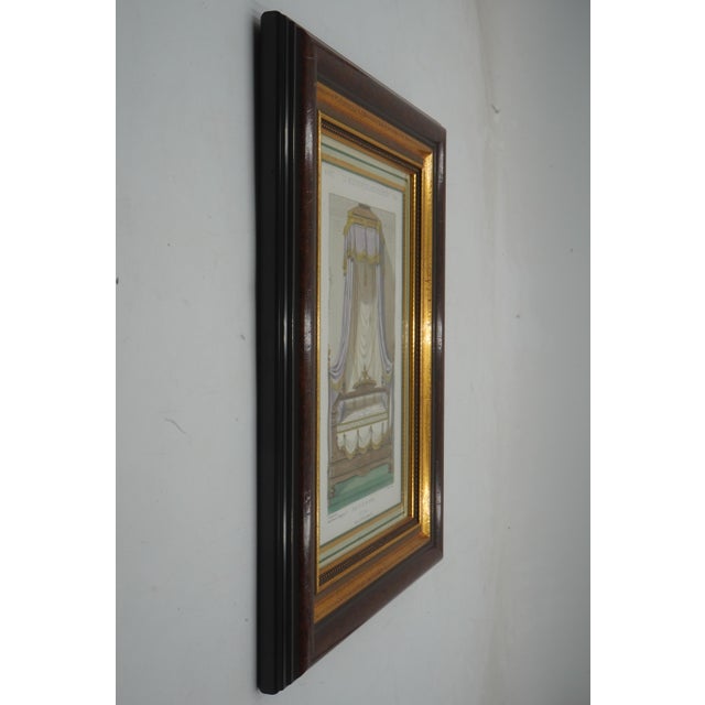 Set of 4 French 18th Century Hand Colored Engraving Etchings For Sale In Philadelphia - Image 6 of 12