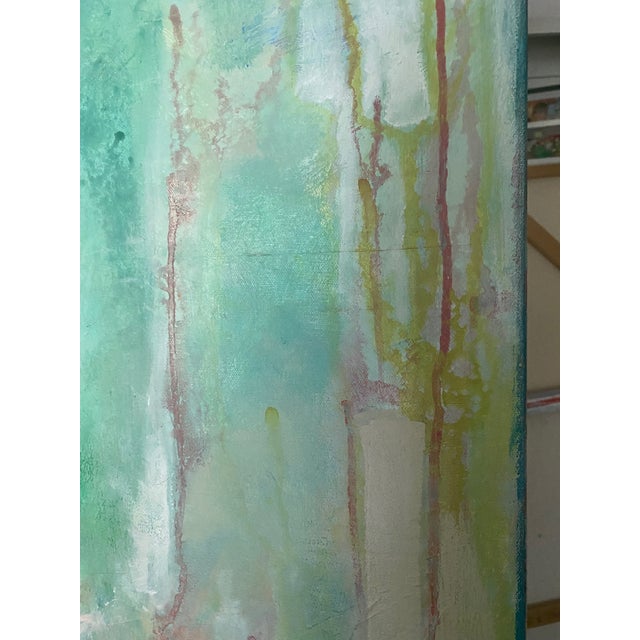 2010s "Harbor Lights #2" Original Acrylic Painting on Canvas For Sale - Image 5 of 6