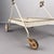 White Serving Trolley in Perforated Sheet Metal attributed to Vereinigte Werkstätten München, Germany, 1950s. For Sale - Image 6 of 11