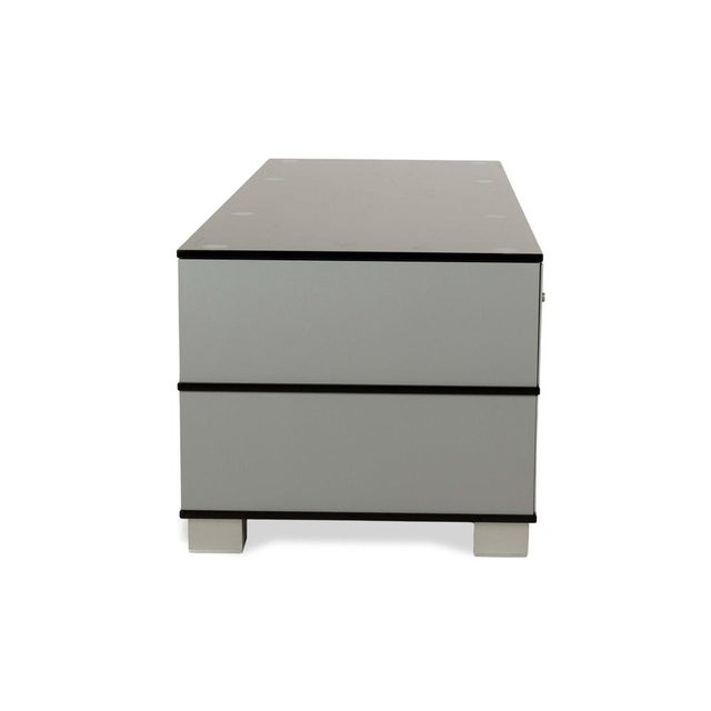 Grey and Red Glass Sideboard from Spectral For Sale - Image 13 of 16