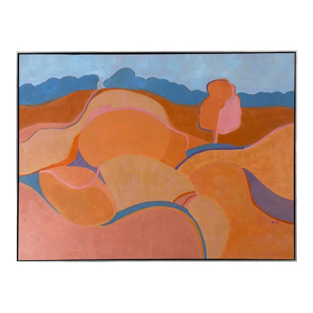 “A Tree in the Meadow” Oil on Canvas by Nancy M. Vignola - For Sale