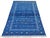 Textile Handmade Vegetable Dyed Cotton Shooting Star Rug, Blue Multi Color Dhurrie -10'x14' For Sale - Image 7 of 10
