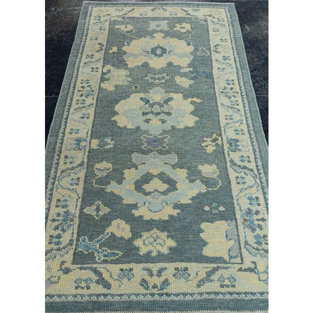 Turkish Oushak Rug 2'10"x 6'2" #19174 Explore a curated collection of hallway runners, wool rugs, and handmade...