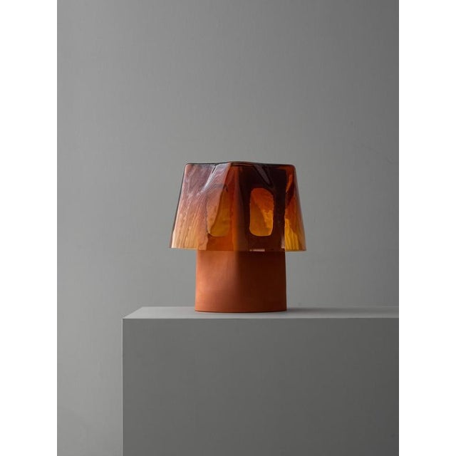 Mesia Ceramic Table Lamp by Luis Gimeno For Sale - Image 12 of 16