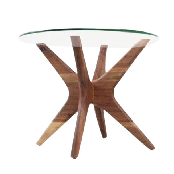 Mid Century Walnut "Jax" Side Table Chairish