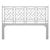 Chippendale Headboard California King - Light Gray For Sale In West Palm - Image 6 of 6