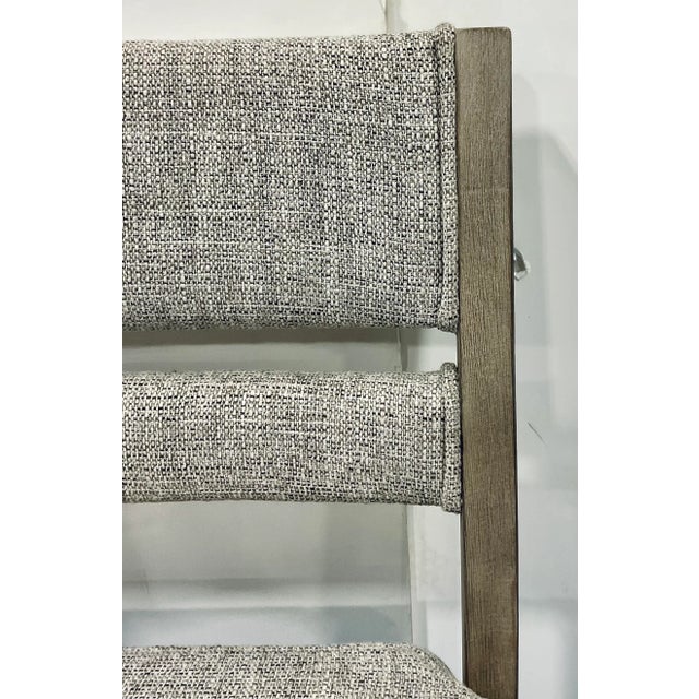 Modern Casual Gray Slat Back Dining Chairs Set of 4 For Sale In Atlanta - Image 6 of 9