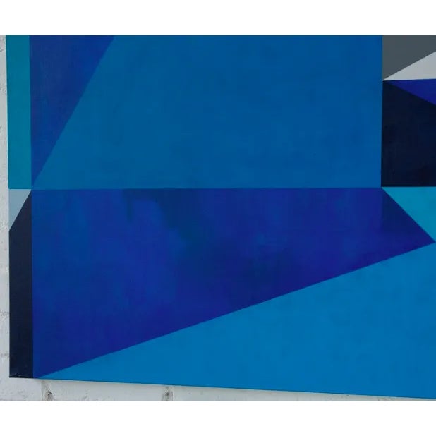 Blue - "Dreamscape" Series No. 01, Contemporary Abstract, Large Canvas Art Print For Sale - Image 9 of 12