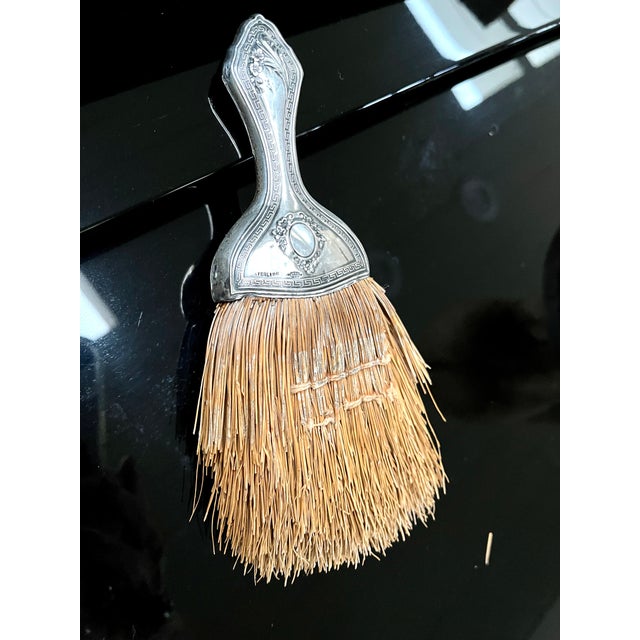 Antique Sterling Silver Handle Whisk Broom Chairish