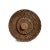 Early 21st Century Vintage Tea Stain Rattan Basket With Lid For Sale - Image 5 of 6
