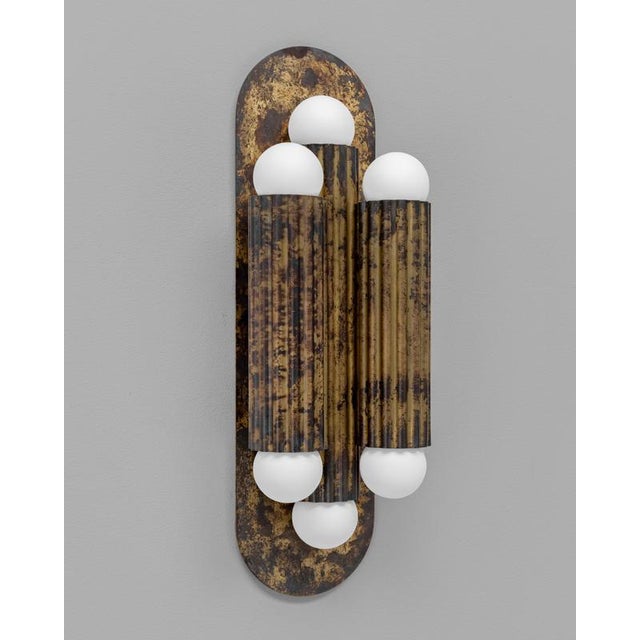 Vesta Triple Wall Sconce by Schwung For Sale - Image 17 of 18