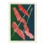 Red and Green Modern Abstract Lithograph by Patricia A. Pearce For Sale