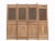 Wood Early 19 Century Large Antique Chinese Lattice Screen Door- a Set of 4 Screen Panels For Sale - Image 7 of 7