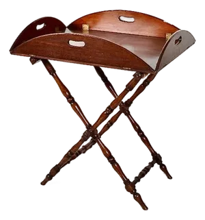 Georgian Style Butlers Tray and Folding Stand