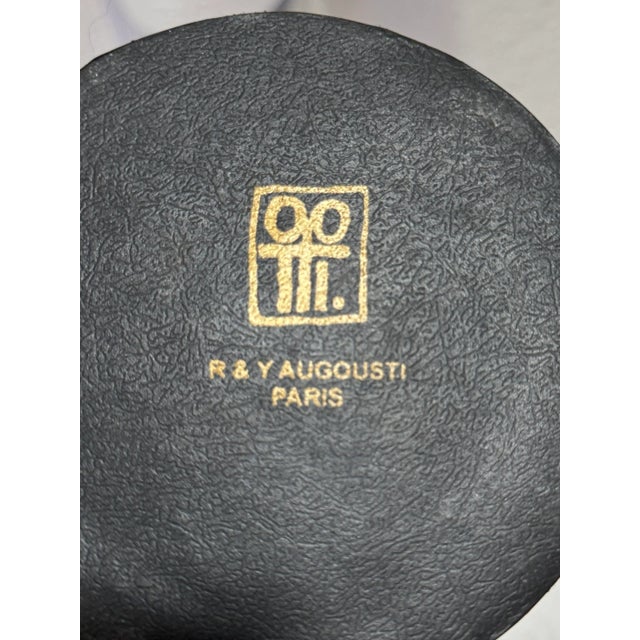 1990s R & Y Augousti Black Pen Shell Candle Holder Pricket For Sale In Los Angeles - Image 6 of 6