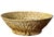Signed vintage studio pottery bowl featuring a warm speckled glaze with expressive drip patterning in earthy ochre and...