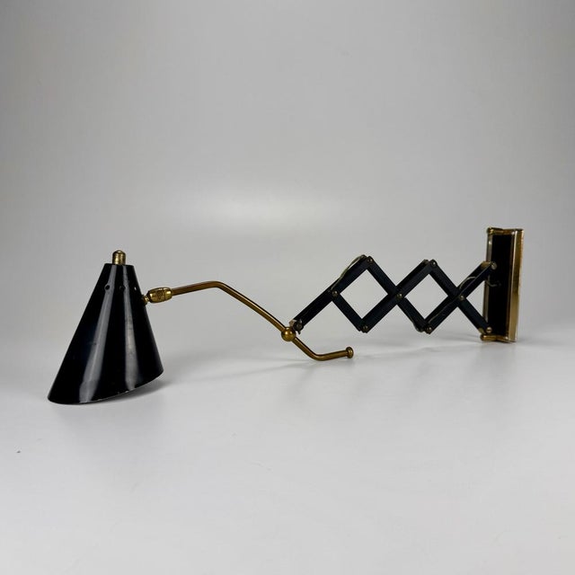 Stilnovo Adjustable Accordion Wall Light from Stilnovo, 1950s For Sale - Image 4 of 12