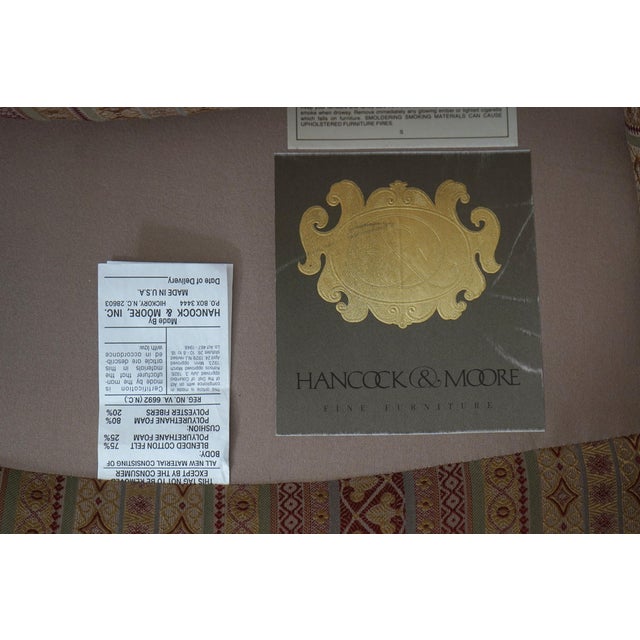 Pair of Hancock & Moore Upholstered Tub Barrel Back Chairs For Sale - Image 17 of 18