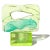 Mid 20th Century Vintage Murano Salviati Luciano Gaspari Uranium Uv Reactive Yellow Green Italian Art Glass Abstract Sculpture For Sale - Image 5 of 11