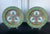 Green Pair of Serving Platters by Versace for Rosenthal For Sale - Image 8 of 12